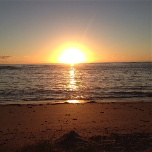 First sunrise - east cape