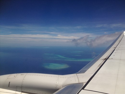 Great Barrier Reef - view from the plane 