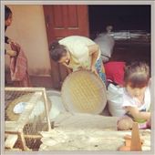 A family at work, Luang Prabang: by wanderandshare, Views[230]