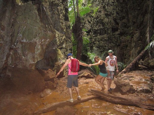 Trying to get to the Lagoon, Railay