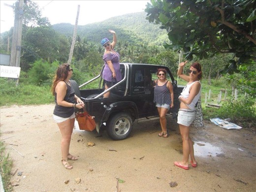 Jeep hire, Ko Pha-Ngan