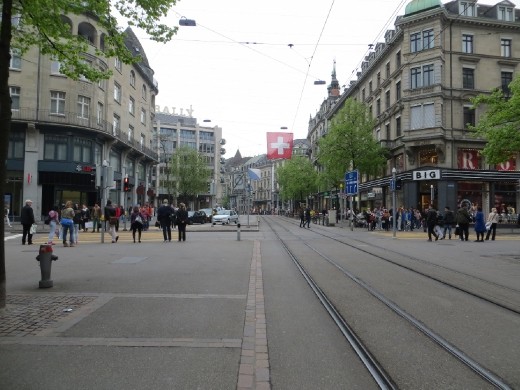 The most expensive street in the world - Banhof street #Zurich Switzerland