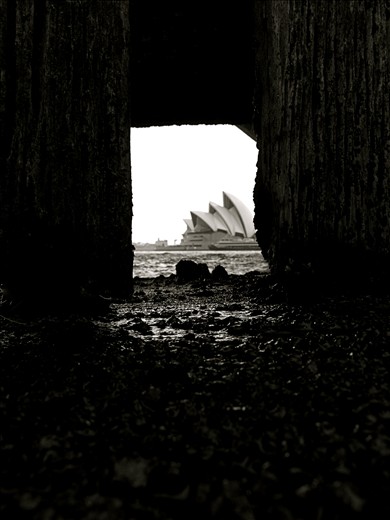 Old Wood and Stone looking at New Wood and Stone.