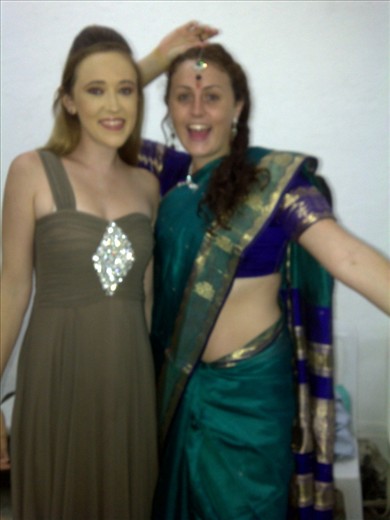 Working in a Bollywood movie in Mumbai. Movie is called Pyar (love) in Paris