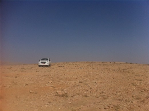 Stranded with our 4WD in Oman