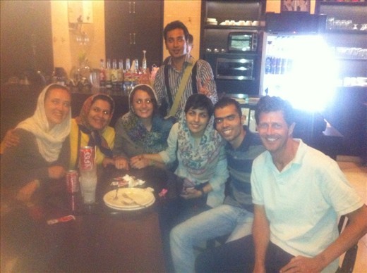 Celebrating a couchsurfers birthday in Shiraz, Iran 