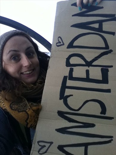 Successful hitch hike from Berlin to Amsterdam. 2 days of meeting new, interesting people and watching the German countryside breathe