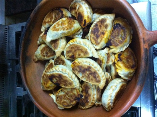 The famous empanadas of Salta, Argentina!
