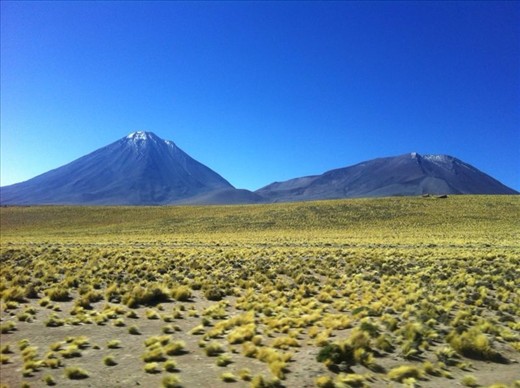 The view on the bus ride from Salta to San Pedro de atacama, chile 