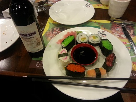 Asian cuisine + Asian wine=great combo!