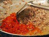 Chili paste mixes with minced prok: by wanweena_t, Views[308]