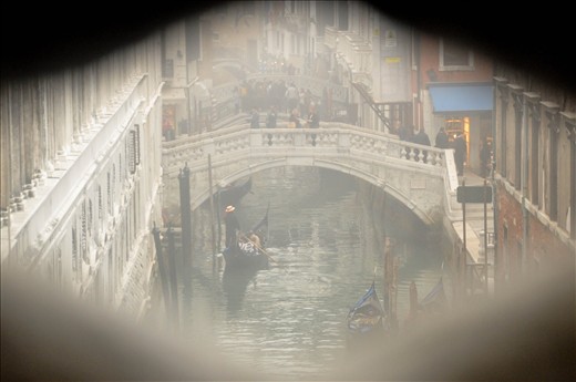 From the Breath bridge: the last walk of the prisioners convicted.