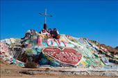 Salvation Mountain is one man's massive independent art piece in the desolate Imperial Valley area of California. Built of hay bales, donated wood, adobe, donated paint and a calling from God. I'm not a religious person but one can only appreciate the determination required to single handedly create this man made mountain. Quite a sight to see.: by waynerd, Views[1175]