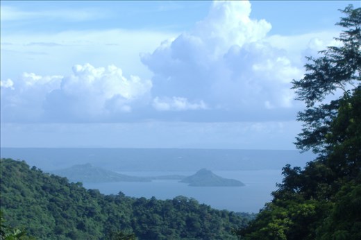 View of Taal Volcano from the balcony