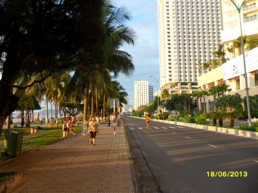 Nha Trang streets early morning
