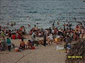 An Bang beach on Sunday night. Locals everywhere.: by wendyandkevin, Views[187]
