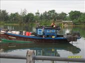 Boat on river in morning Hoi An: by wendyandkevin, Views[175]