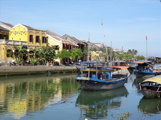 View from bridge at HoiAn