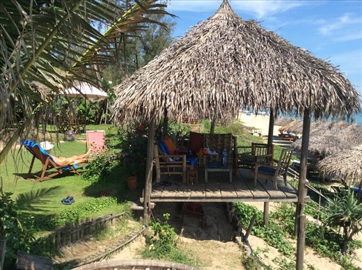 Our little gazebo at An Bang Beach