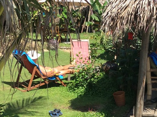 Kevin catching the sun