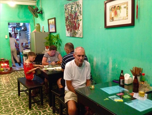 Kevin in restaurant. 