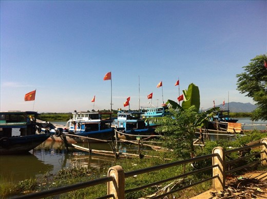 Boats along the river