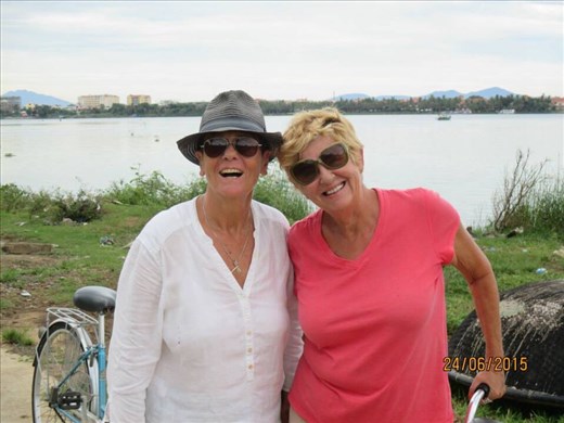 Monika and Jean-Ann our Canadian friends