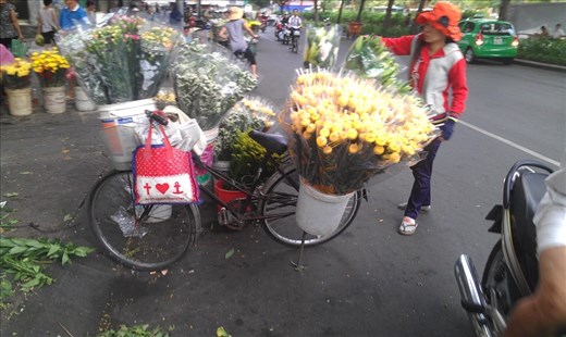 Flowers for sale at the market