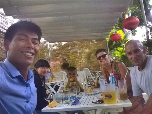 Breakfast with our friend Vinh and his family