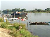 Morning ride on Cam Kim Island. Check out the washing drying. : by wendyandkevin, Views[229]