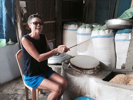 I'm making rice noodles