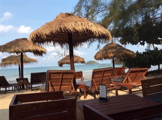 Secret Garden breakfast view at Sihanoukville 