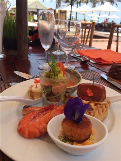 Yummy food at Victoria Hotel Luncheon