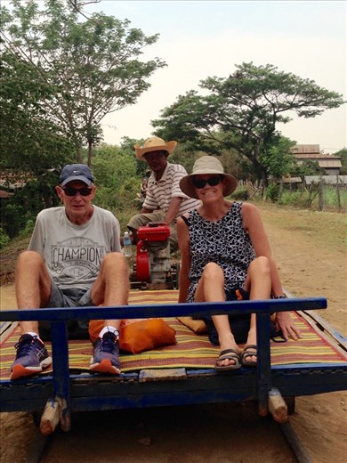 Bamboo Train at Battambang