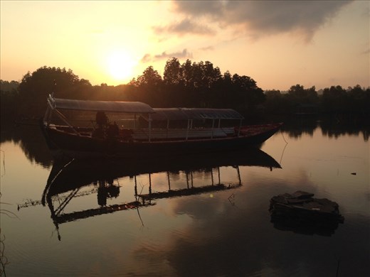 Sunrise at hotel in Otres2 Brach. 