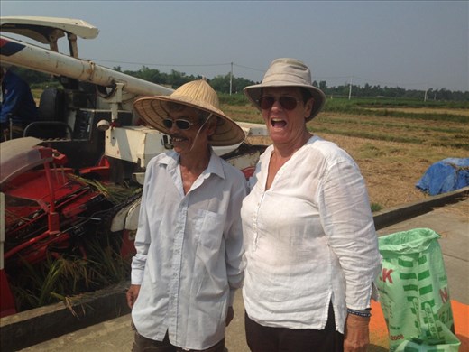 All set to pose for photo when finished