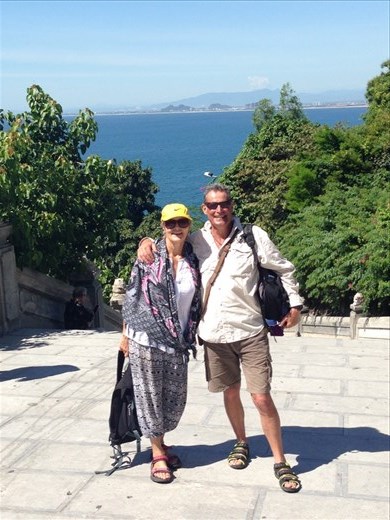 Jane and Nigel at Lady Buddha