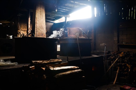 Backyard moonshine being made. 