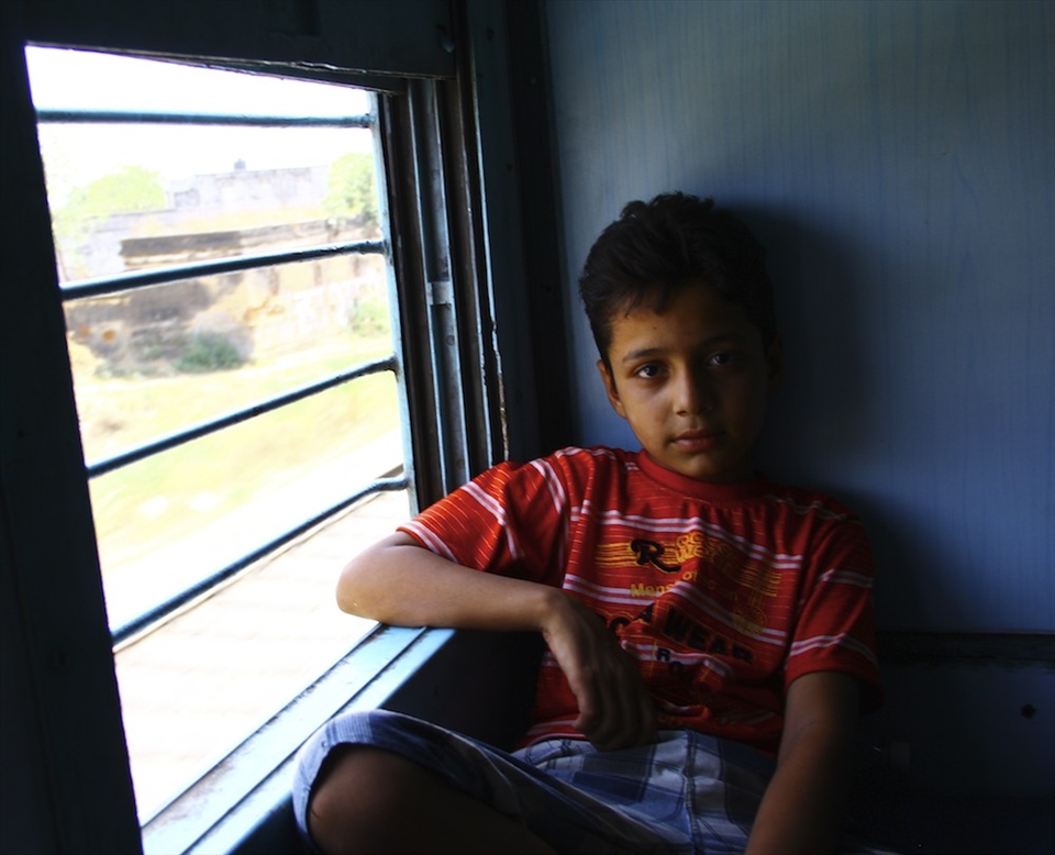 Riding the rails showing currency from Canada he didn't know what to make of me 