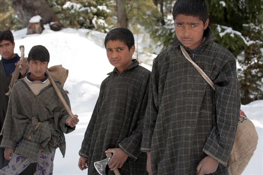 Young woodcutters travel along snowy mountain paths in search of dry fuel for their homes. Whether or not Gulmarg succeeds will have a huge impact on their lives.