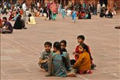 Muslim kids playing at a mosque in the afternoon: by western_in_india, Views[330]