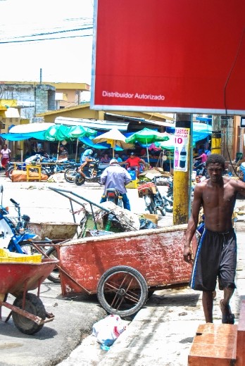 partial view of the local market