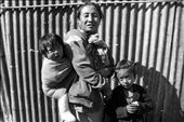 While waiting for a bus in Kohima, India this family of three appears in all their glory.: by whenrhinosappear, Views[270]