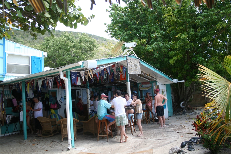 Soggy Dollar Bar, home to the famous Painkiller