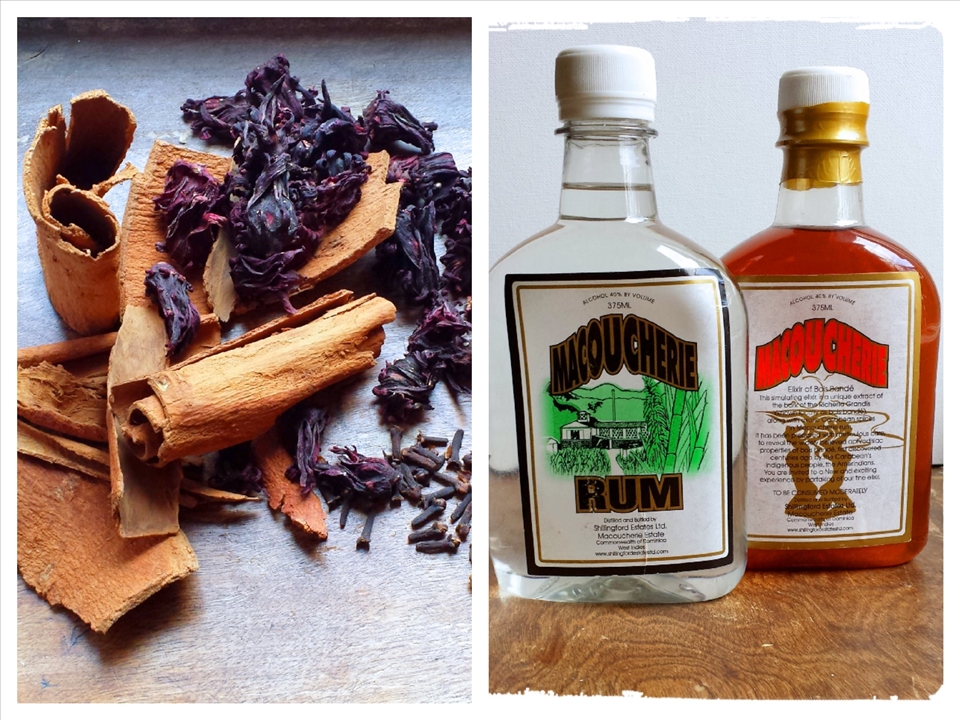 Dried sorrel Sepals, cinnamon and cloves