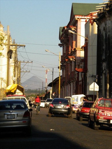 Street life in Leon.
