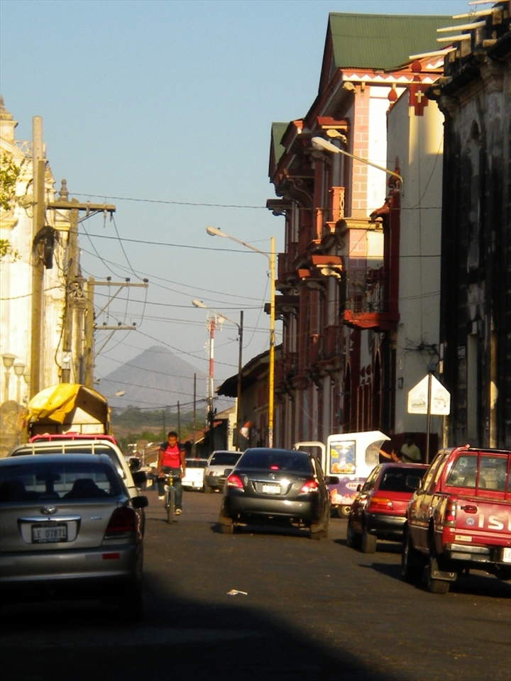 Street life in Leon.