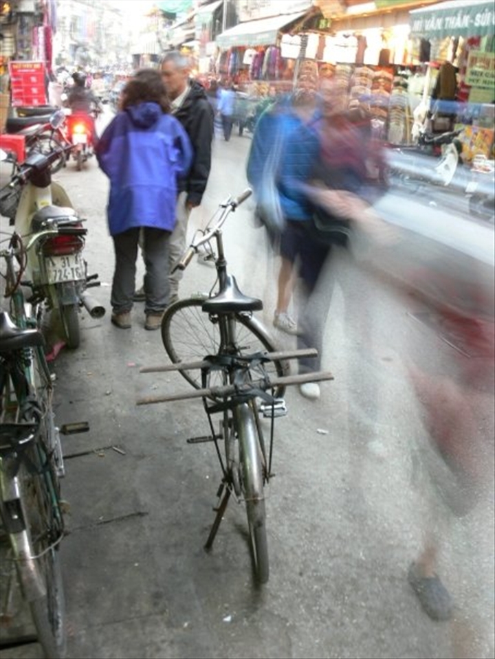 blast from the past - antique bicycles are everywhere in vietnam