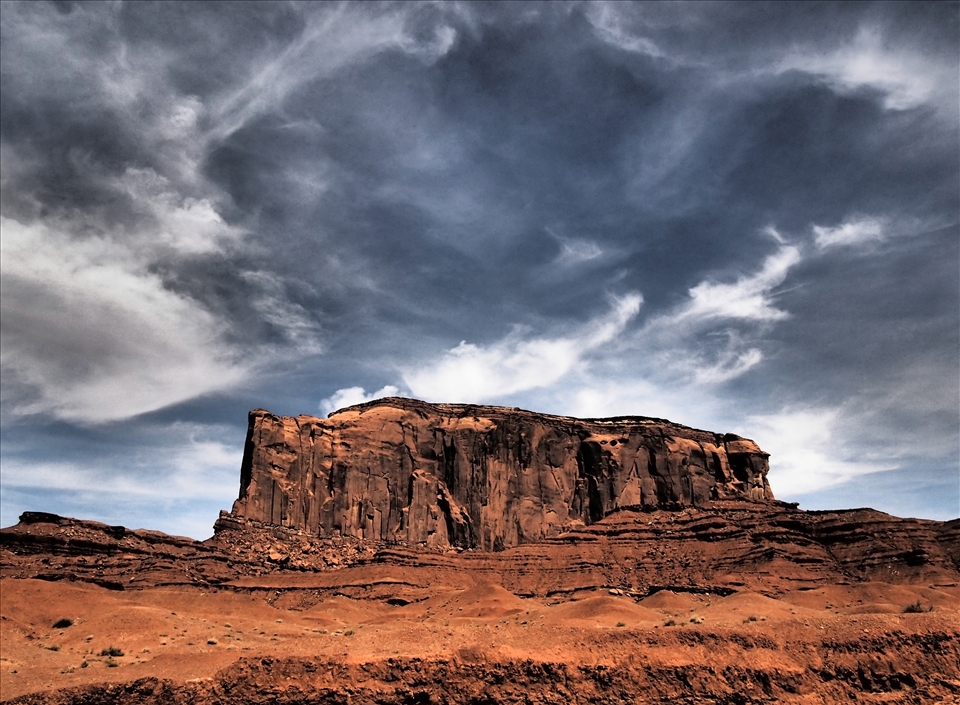 Only white clouds in my blue sky