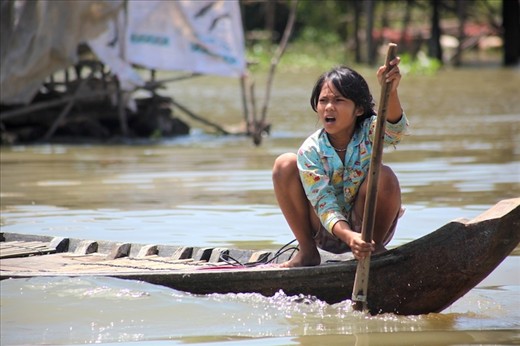 No bus to school on the Tonle Sap
